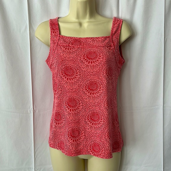 croft & barrow Tops - Croft and Barrow Floral Coral Pink Sexy Tank Top **Size XS** 🔥🔥